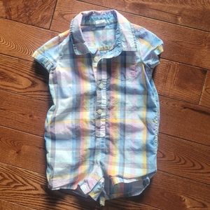 Baby GAP Plaid Romper